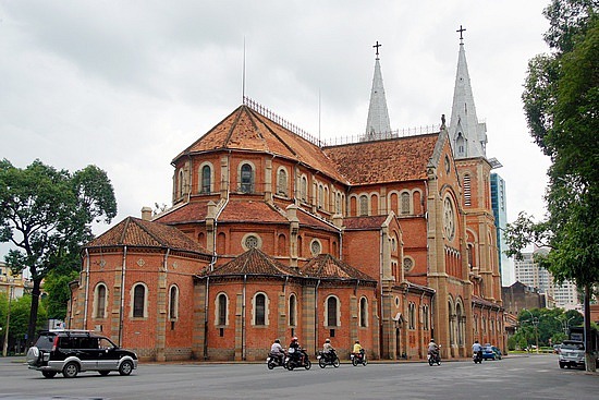 Ho Chi Minh city destinations: Saigon Notre Dame Cathedral